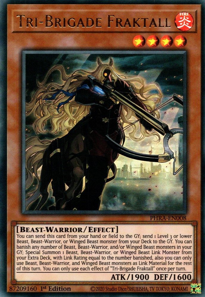 Tri-Brigade Fraktall [PHRA-EN008] Ultra Rare 