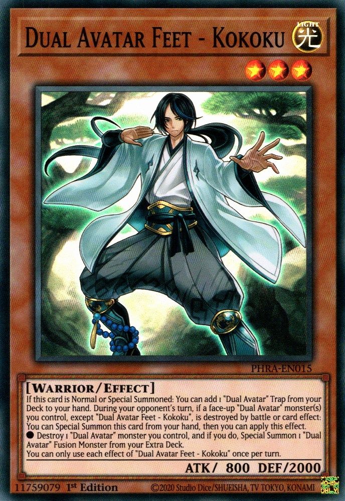 Dual Avatar Feet - Kokoku (PHRA-EN015) - Super Rare