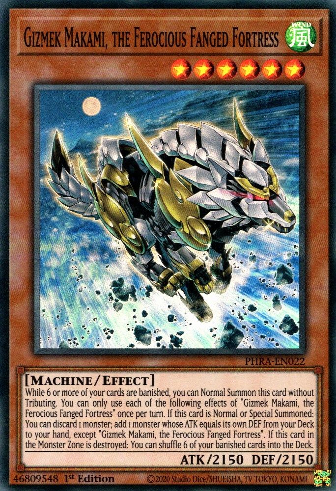 Gizmek Makami, the Ferocious Fanged Fortress (PHRA-EN022) - Super Rare