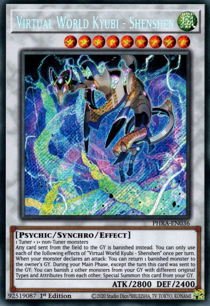 Monde virtuel Kyubi - Shenshen [PHRA-EN036] Secret Rare 
