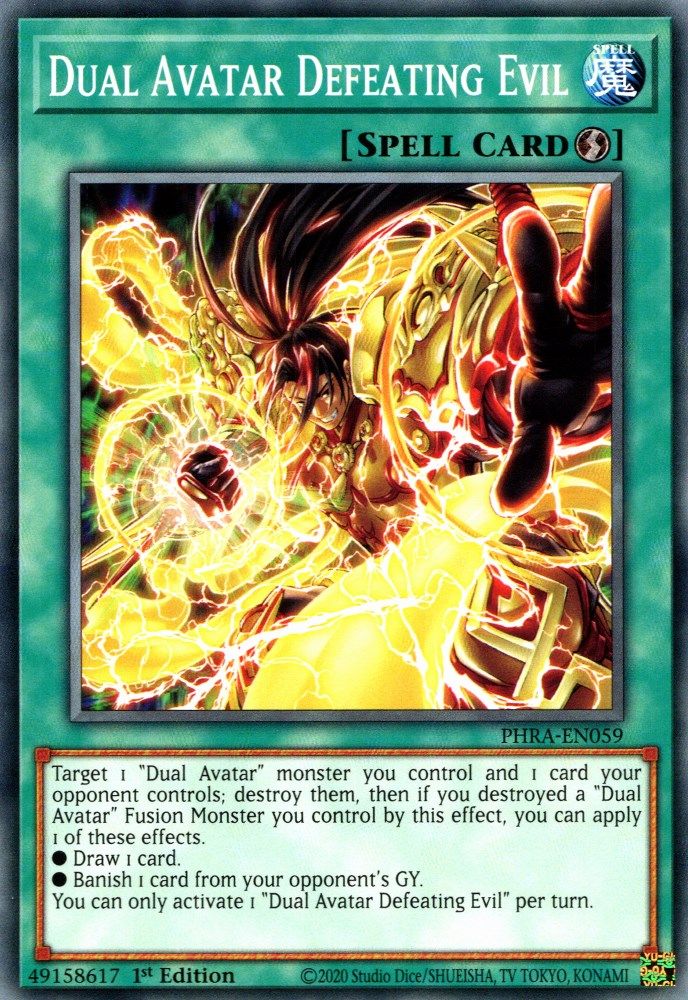 Dual Avatar Defeating Evil (PHRA-EN059) - Common