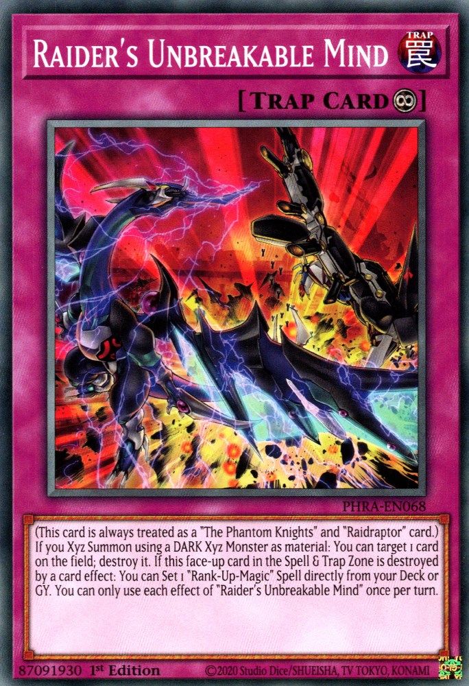Raider's Unbreakable Mind (PHRA-EN068) - Common