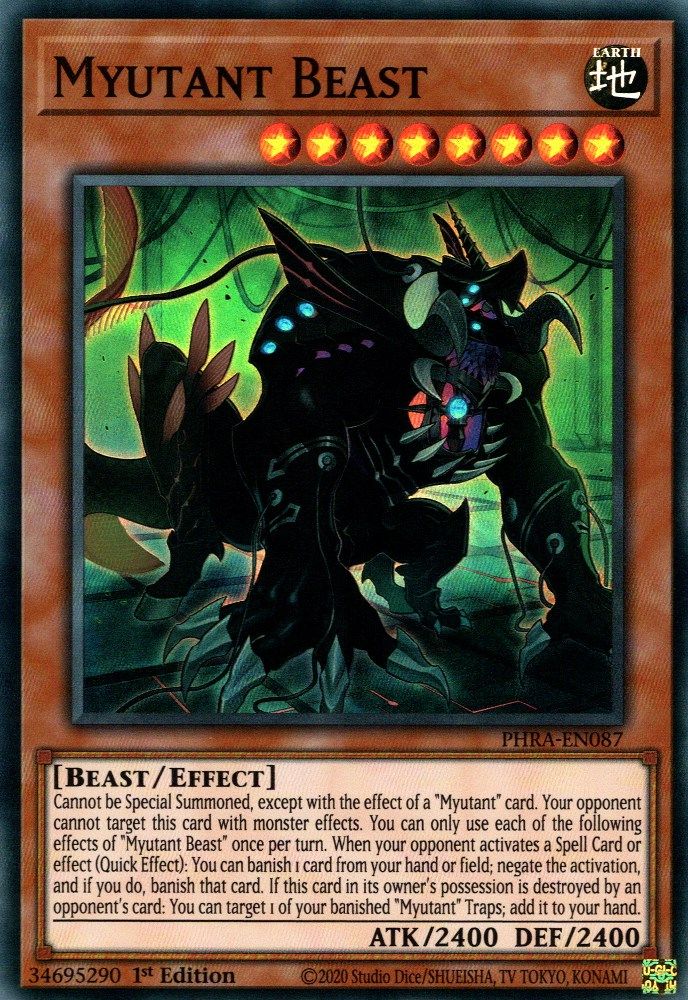 Myutant Beast (PHRA-EN087) - Super Rare