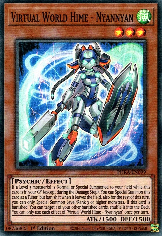 Virtual World Hime - Nyannyan (PHRA-EN099) - Super Rare