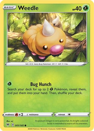 Weedle 001  - Common