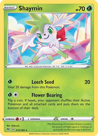 Shaymin 015  - Holofoil - Holo Rare