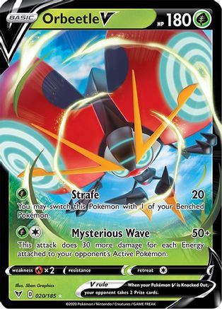 Orbeetle V 020  - Holofoil - Ultra Rare