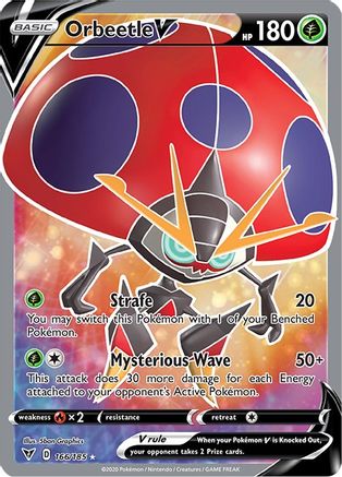 Orbeetle V (Full Art) 166  - Holofoil - Ultra Rare