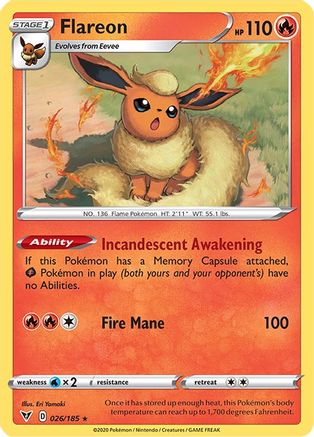 Flareon 026  - Rare