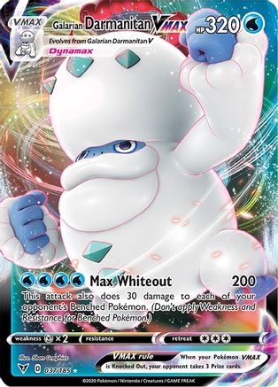 Galarian Darmanitan VMAX 037  - Holofoil - Ultra Rare