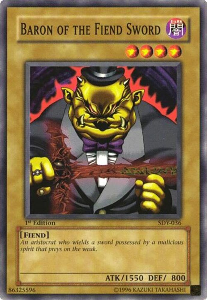Baron of the Fiend Sword (SDY-036) - Common