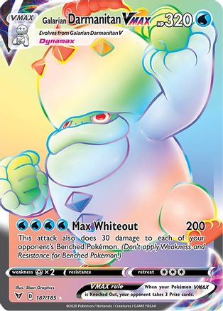 Galarian Darmanitan VMAX (Secret) 187  - Holofoil - Secret Rare