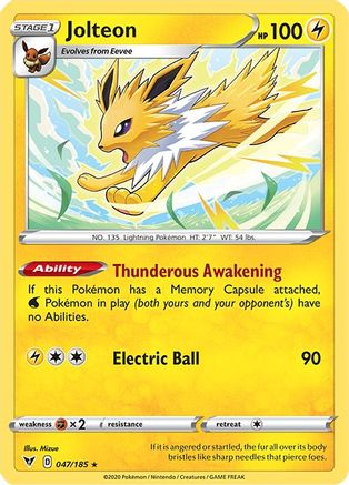 Jolteon 047  - Rare