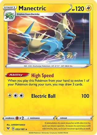 Manectric 052  - Rare