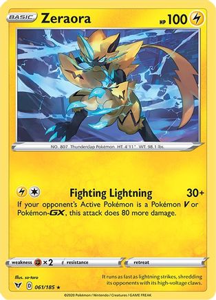 Zeraora 061  - Holofoil - Holo Rare