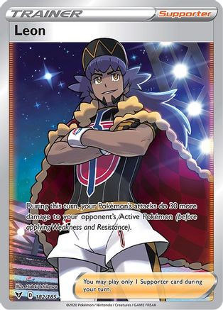 Leon (Full Art) 182  - Holofoil - Ultra Rare