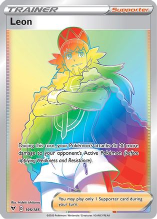 Leon (Secret) 195  - Holofoil - Secret Rare