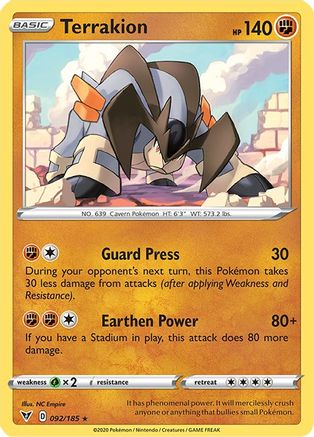 Terrakion 092  - Rare