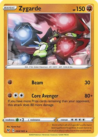 Zygarde 093  - Holofoil - Holo Rare