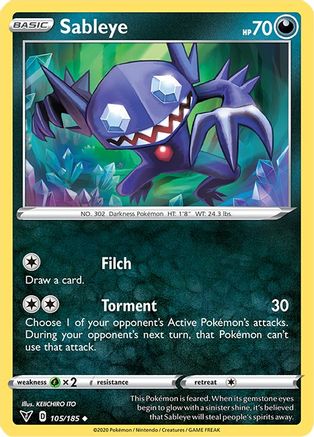 Sableye 105  - Uncommon