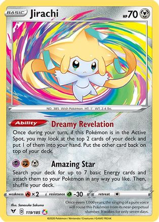 Jirachi 119  - Holofoil - Amazing Rare