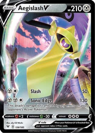 Aegislash V 126  - Holofoil - Ultra Rare