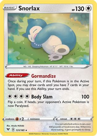 Snorlax 131  - Holofoil - Holo Rare
