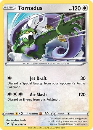 Tornadus 142  - Holofoil - Holo Rare