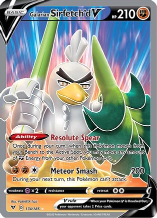 Galarian Sirfetch'd V (Full Art) 174  - Holofoil - Ultra Rare