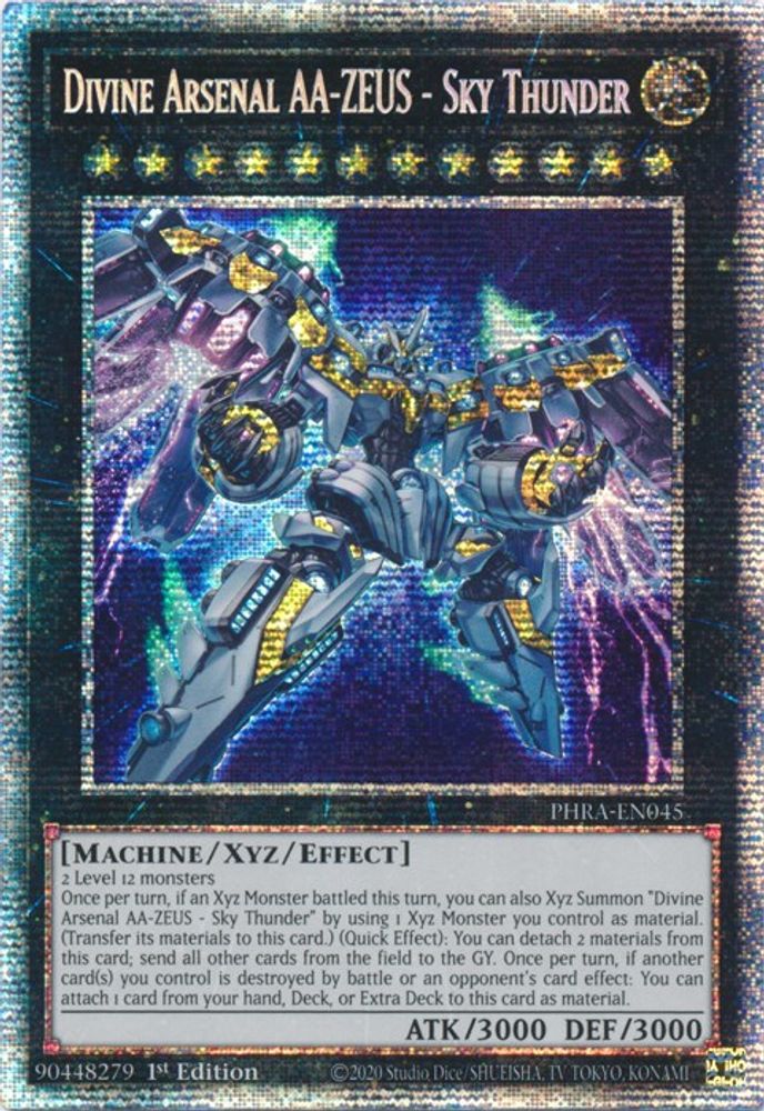 Divine Arsenal AA-ZEUS - Sky Thunder (Starlight Rare) (PHRA-EN045) - Starlight Rare