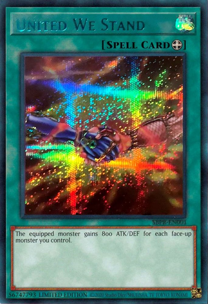 United We Stand (Blue) (SBPR-EN001) - Secret Rare