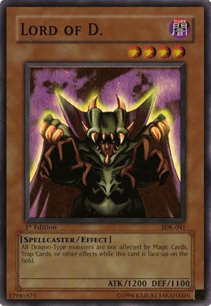 Lord of D. (SDK-041) - Super Rare
