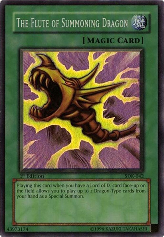 The Flute of Summoning Dragon (SDK-042) - Super Rare