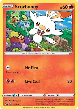 Scorbunny SWSH071  - Holofoil - Promo