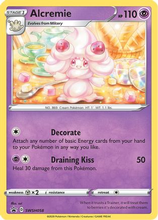 Alcremie SWSH058  - Holofoil - Promo
