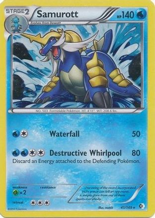 Samurott - 41/149 (Cosmos Holo)/149  - Holofoil - Promo