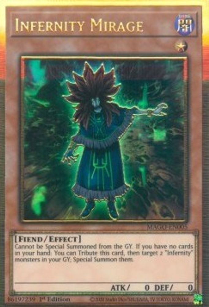 Infernity Mirage [MAGO-EN005] Or Rare 