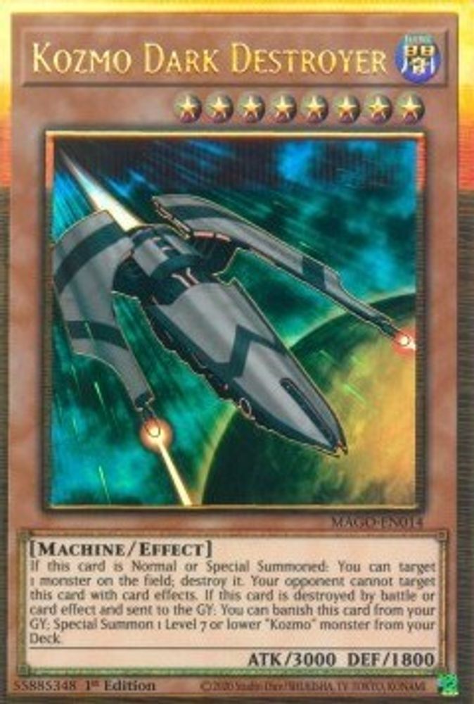 Kozmo Dark Destroyer [MAGO-EN014] Or Rare 