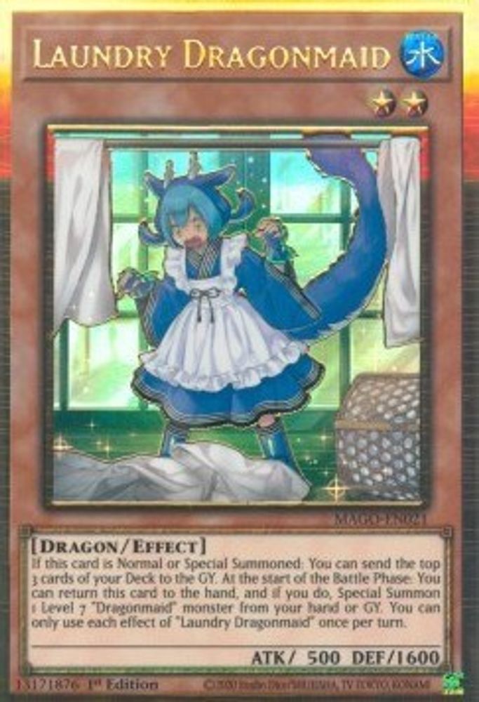 Lessive Dragonmaid [MAGO-EN021] Or Rare 