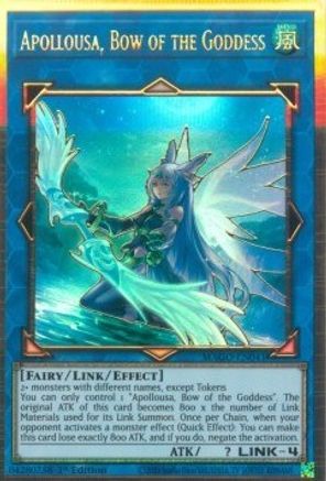 Apollousa, Bow of the Goddess (Alternate Art) (MAGO-EN041) - Maximum Gold 1st Edition