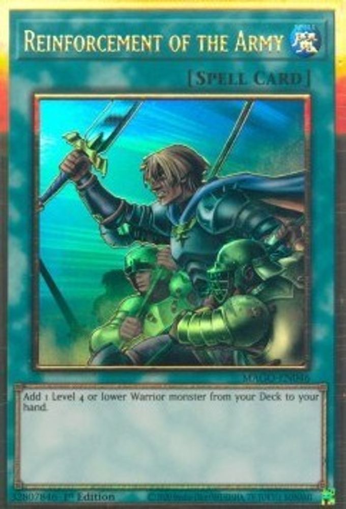 Reinforcement of the Army (MAGO-EN046) - Premium Gold Rare