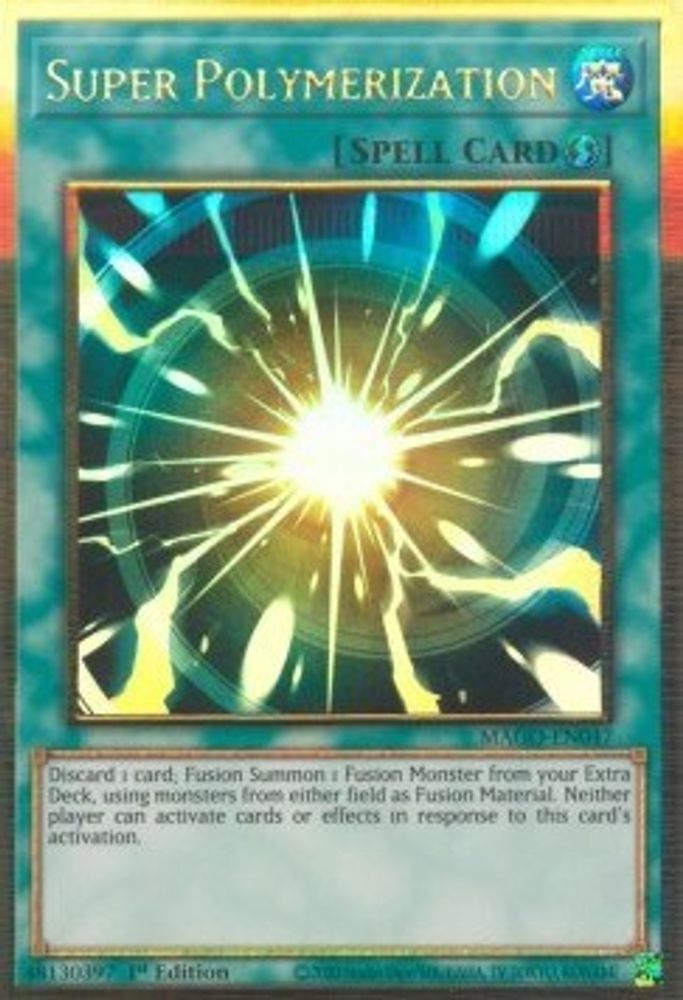 Super Polymerization (MAGO-EN047) - Premium Gold Rare