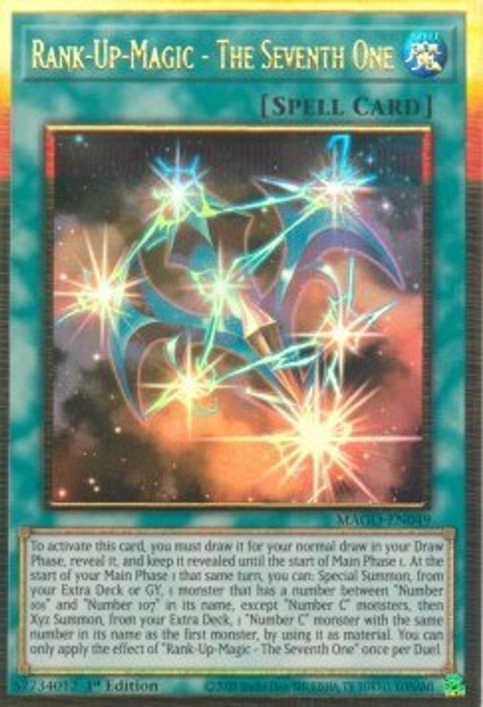 Rank-Up-Magic - The Seventh One (MAGO-EN049) - Premium Gold Rare