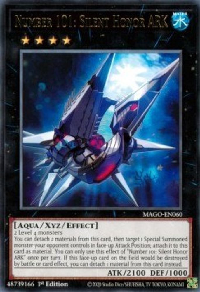 Number 101: Silent Honor ARK (MAGO-EN060) - Rare