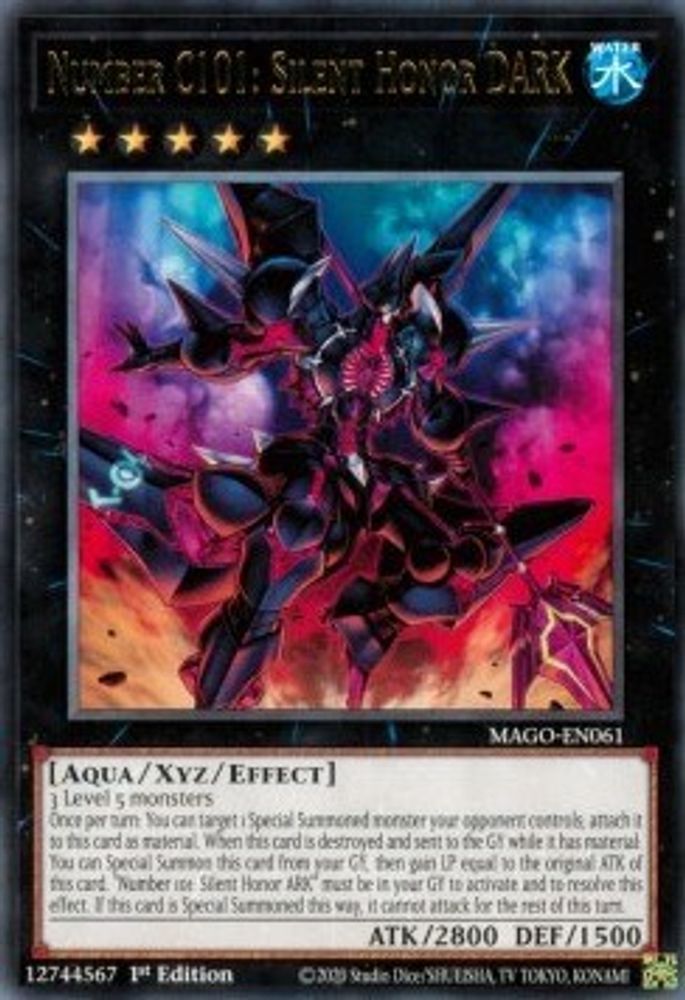 Number C101: Silent Honor DARK (MAGO-EN061) - Rare
