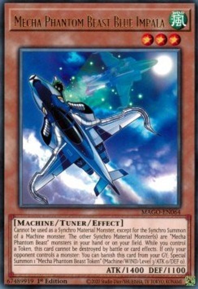 Mecha Phantom Beast Blue Impala (MAGO-EN064) - Rare