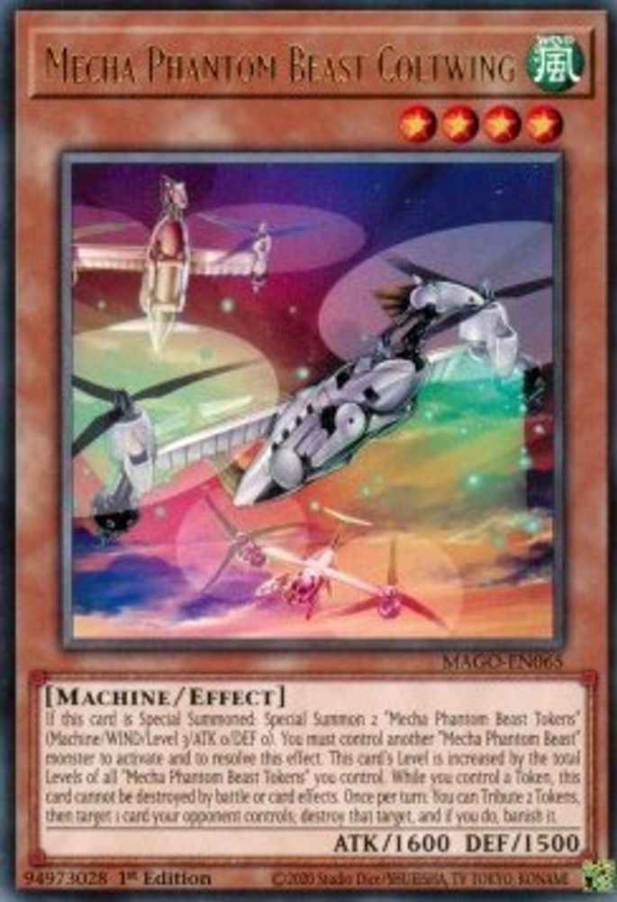 Mecha Phantom Beast Coltwing (MAGO-EN065) - Rare