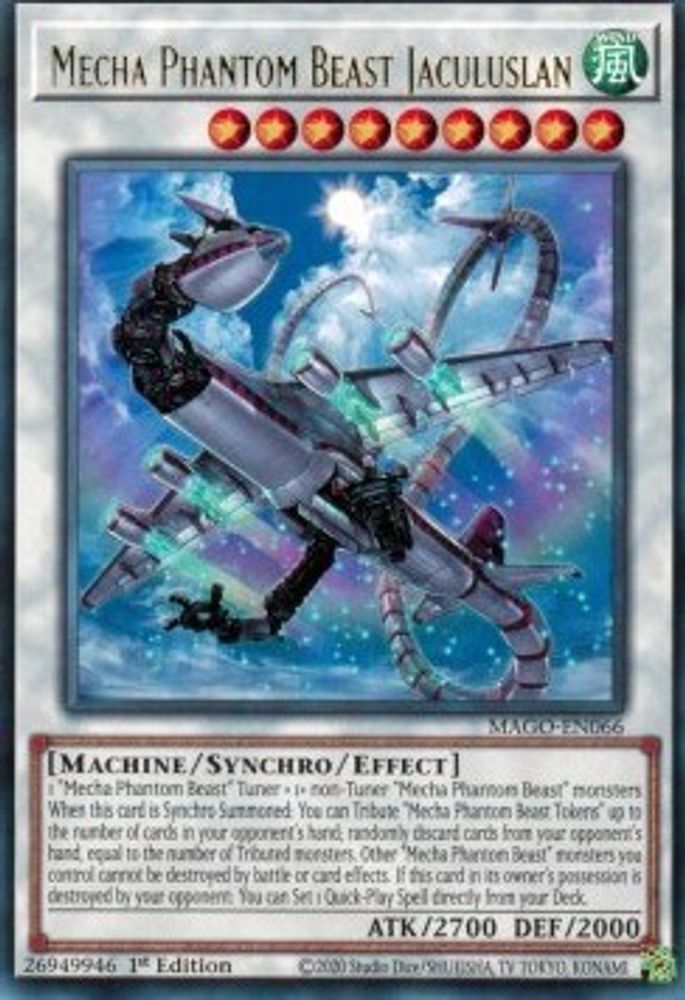 Mecha Phantom Beast Jaculuslan (MAGO-EN066) - Rare