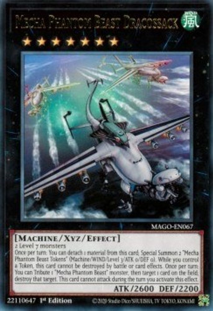 Mecha Phantom Beast Dracossack (MAGO-EN067) - Rare