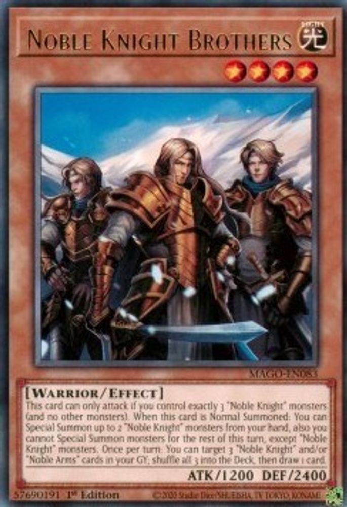 Noble Knight Brothers (MAGO-EN083) - Rare